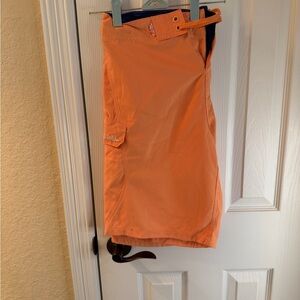 Salt Life Orange Cargo Men's Shorts